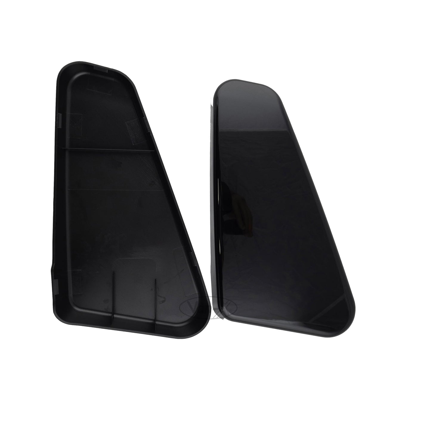 For VW T5, T5.1 Twin Seat Hinge Covers – Piano Black Finish for Transporter Interior Styling Upgrade