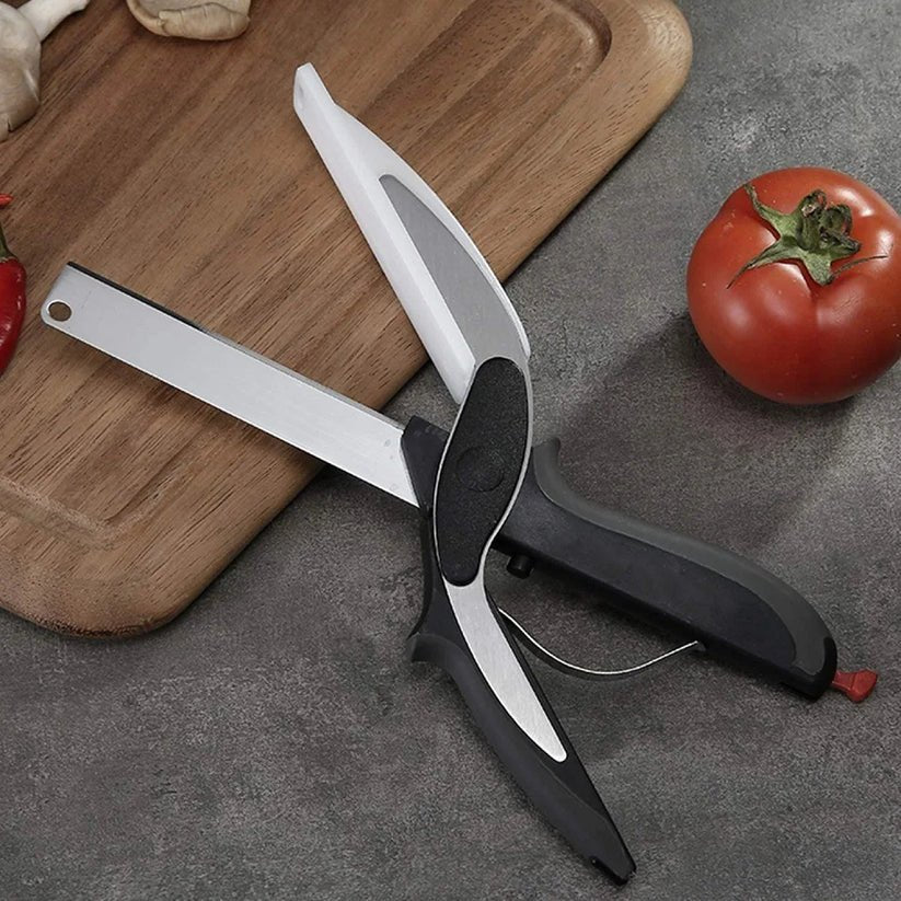 2-in-1 Scissors with Cutting Board