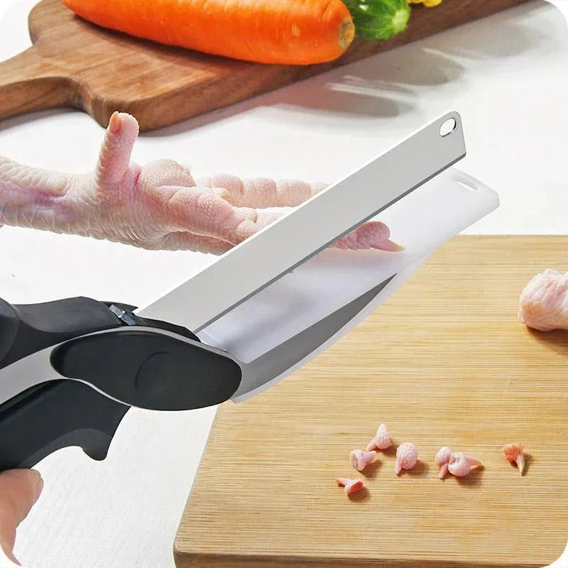 2-in-1 Scissors with Cutting Board