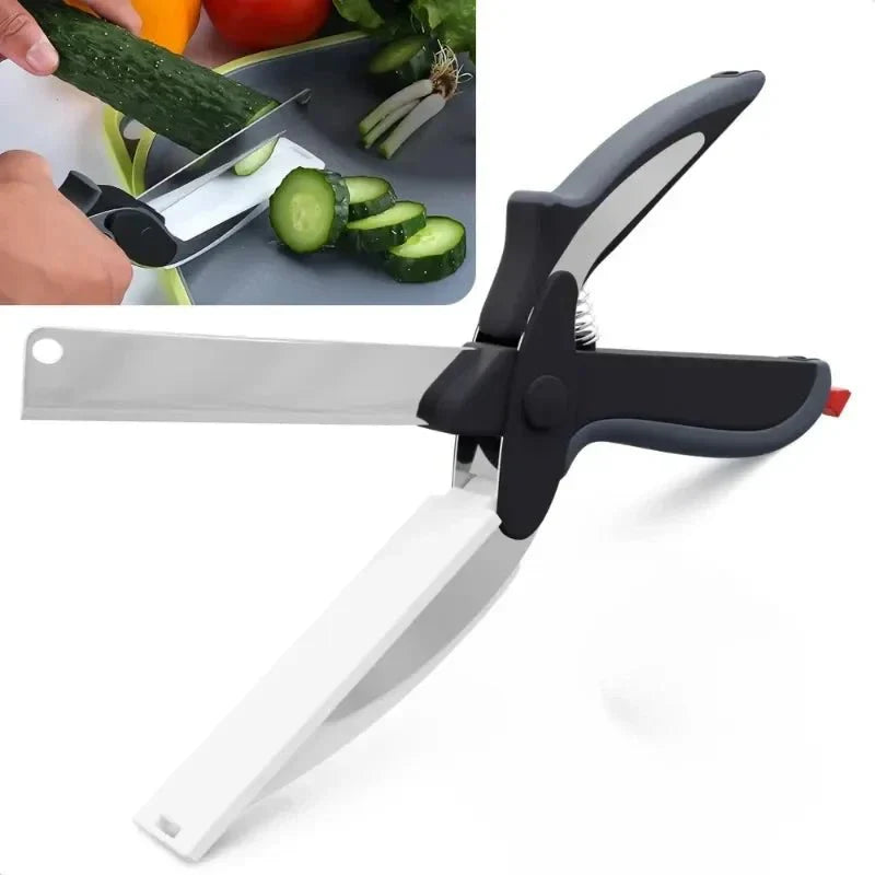 2-in-1 Scissors with Cutting Board