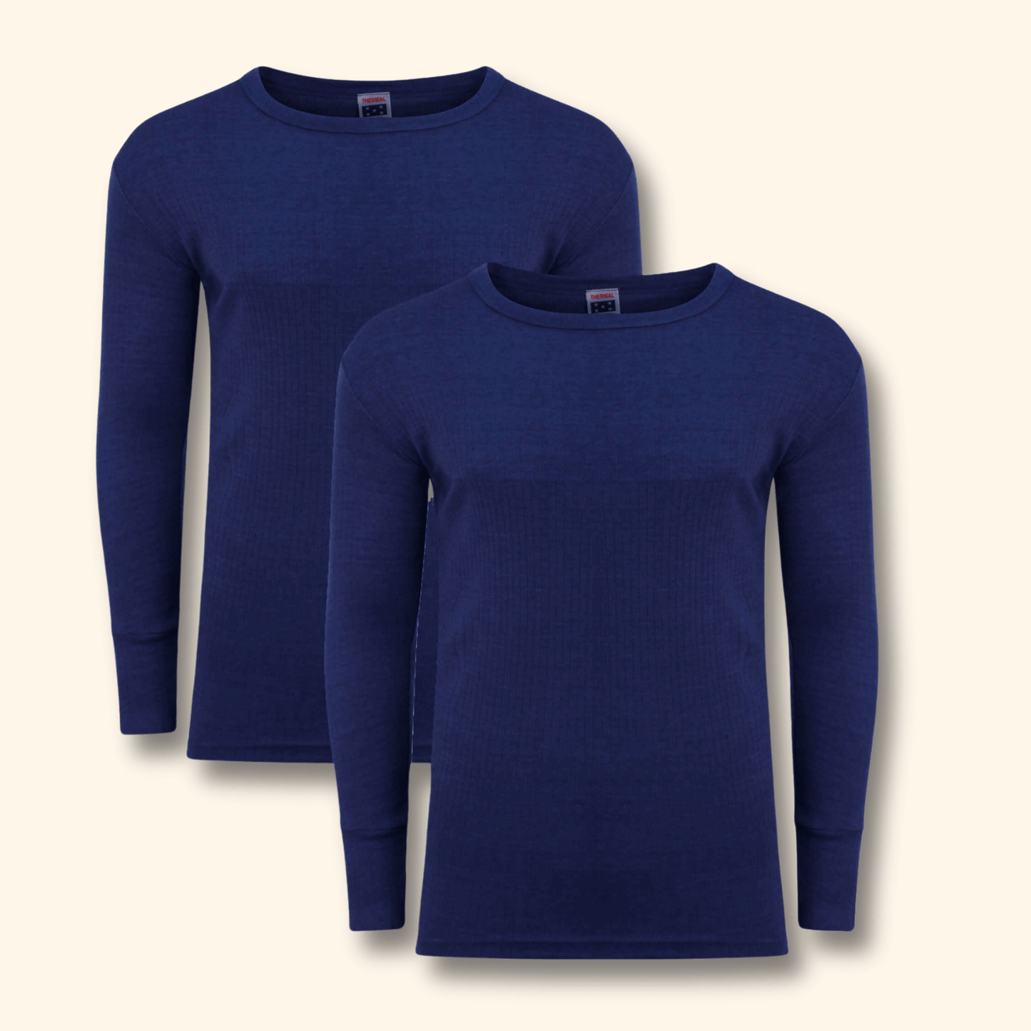 Heatwave Thermalwear Mens Thermal Long Sleeve Top Pack Of 2 Brushed Yarn Baselayer Sizes