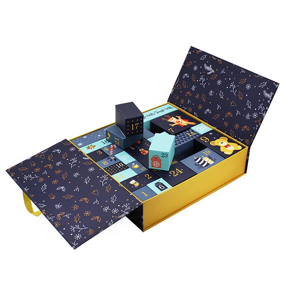 Christmas beautiful countdown calendar gift box