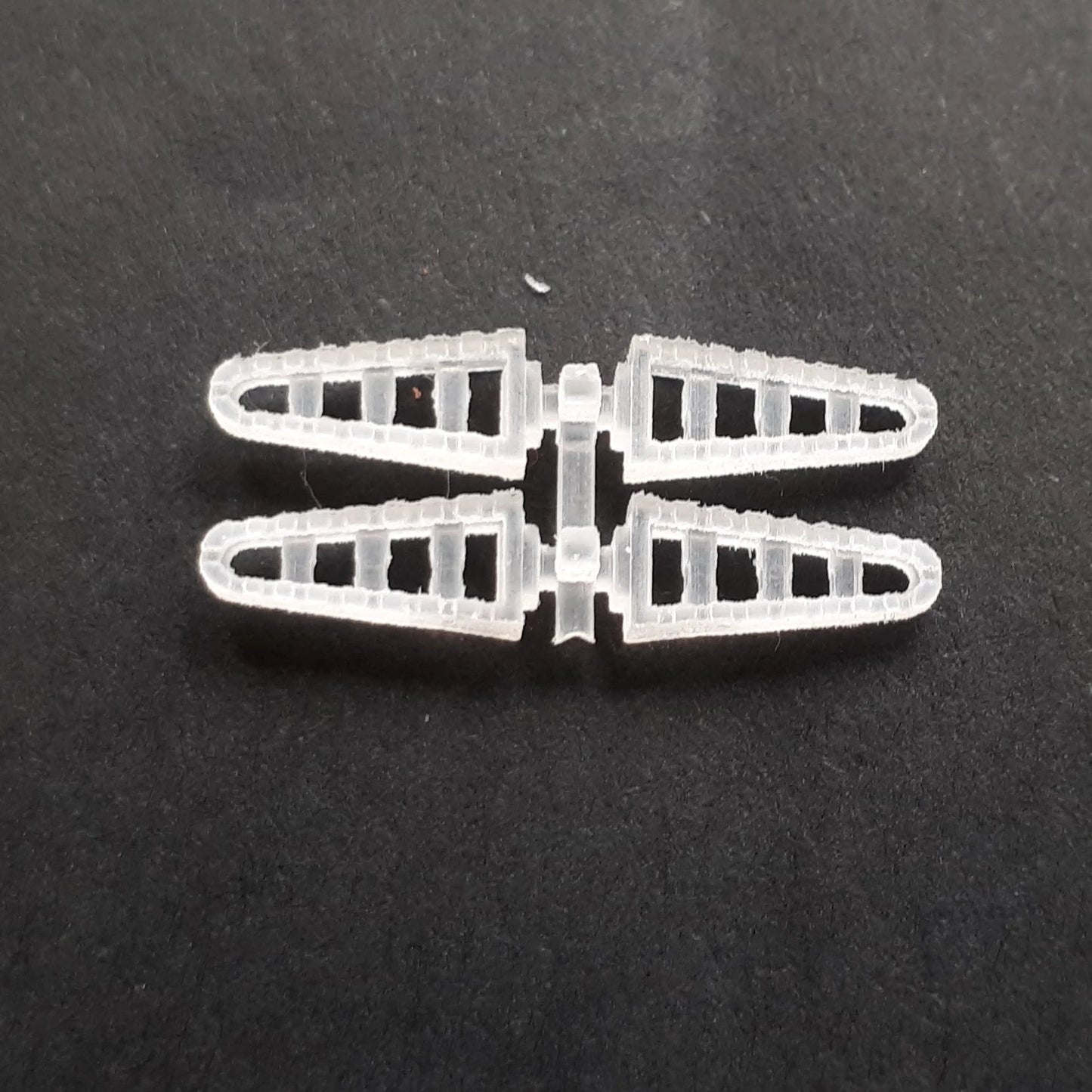 1:12th custom motorbike foot pegs "Croc Jaw"