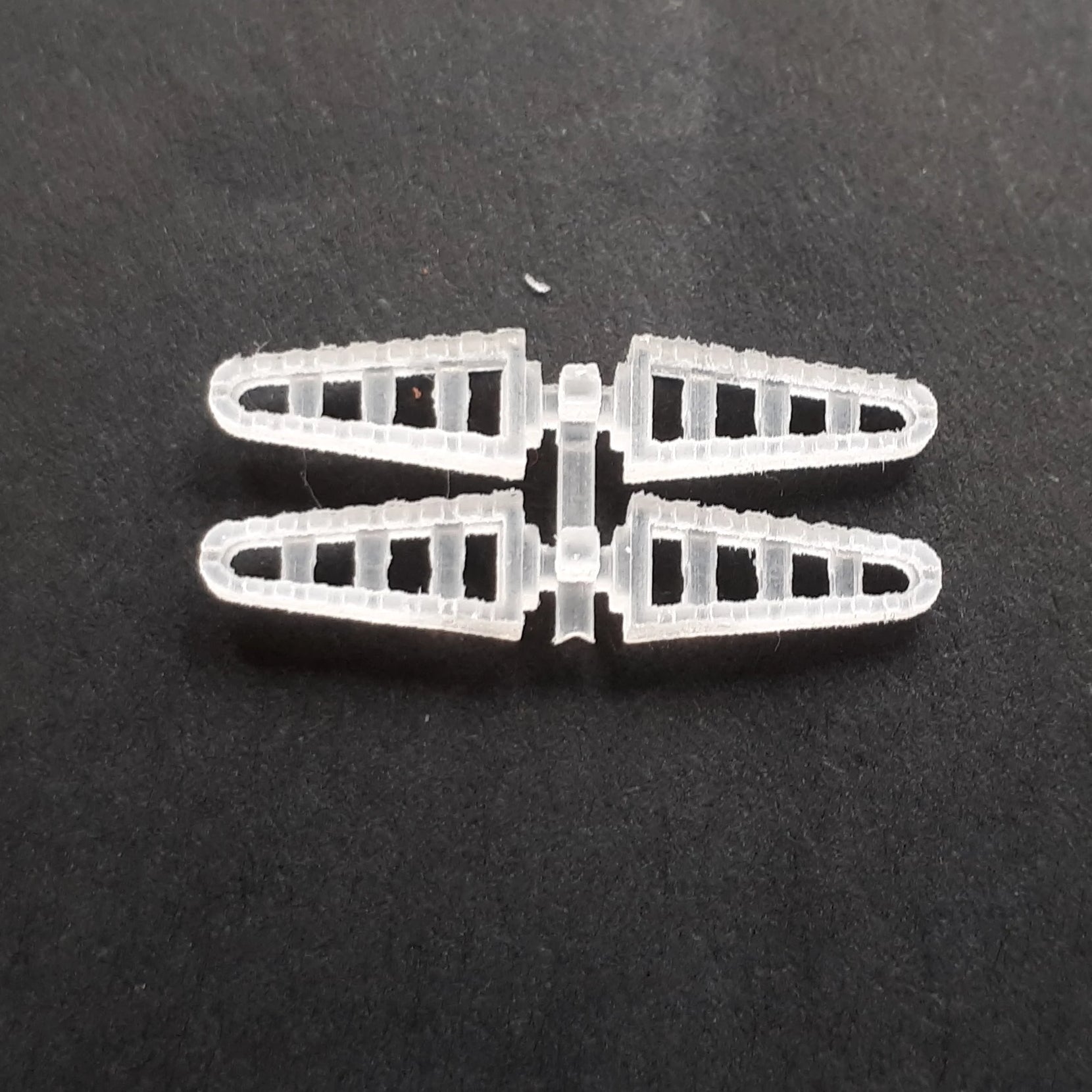 1:12th custom motorbike foot pegs "Croc Jaw"