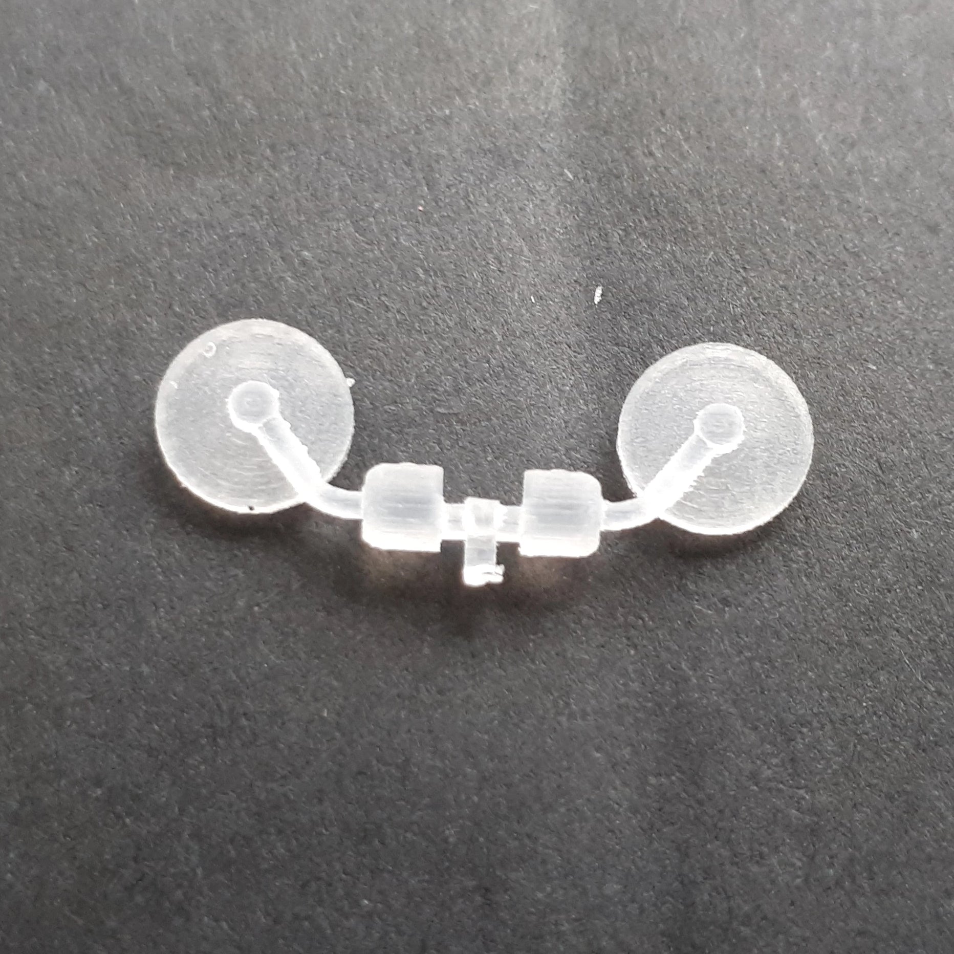 1:12th bar end sports bike mirrors (round)