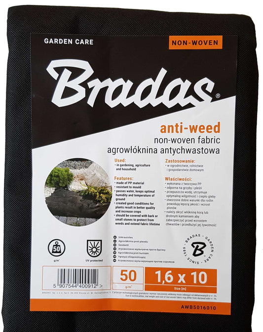 50g Non-Woven Weed Membrane 1.6m x 10m