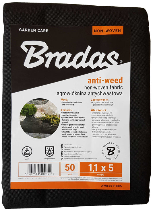 50g Non-Woven Weed Membrane 1.1m x 5m