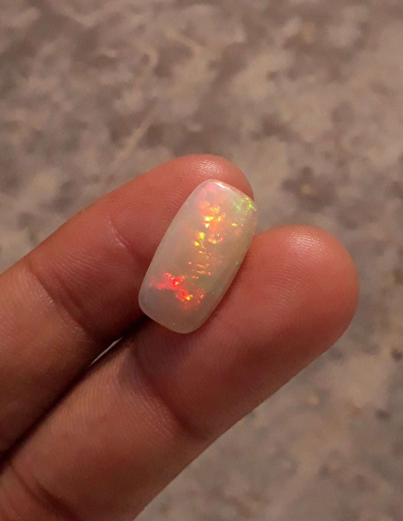 Opal for Sale - White Fire Opal - Welo Opal - October Birthstone - 19x10mm 4ct