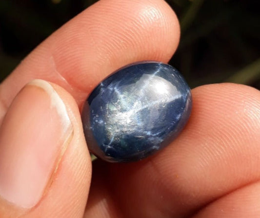 24ct Sapphire for Sale - Blue Star Sapphire- Sapphire - September Birthstone - 17x12mm
