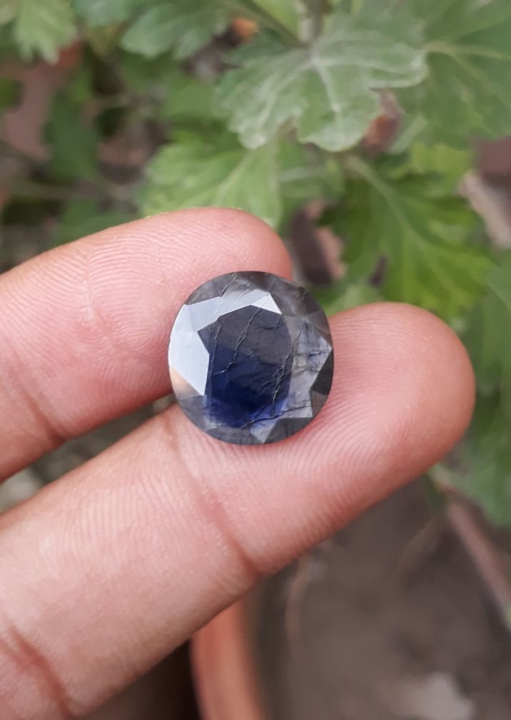 13.15ct Sapphire for Sale - Natural Black Sapphire- Sapphire - September Birthstone - 15mm