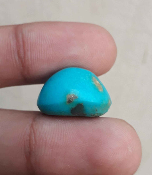 23.8ct Natural Certified Turquoise - Blue Turquoise - 20x15mm