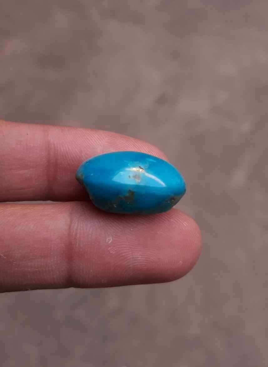 30.7ct Natural Certified Turquoise - Blue Turquoise - 22x16mm