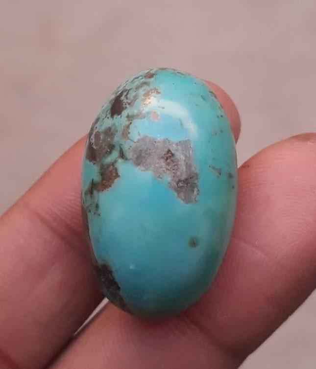 47ct Matrix Turquoise - 29x18mm
