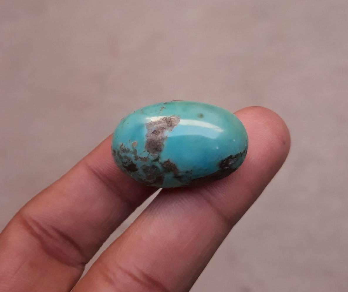 47ct Matrix Turquoise - 29x18mm