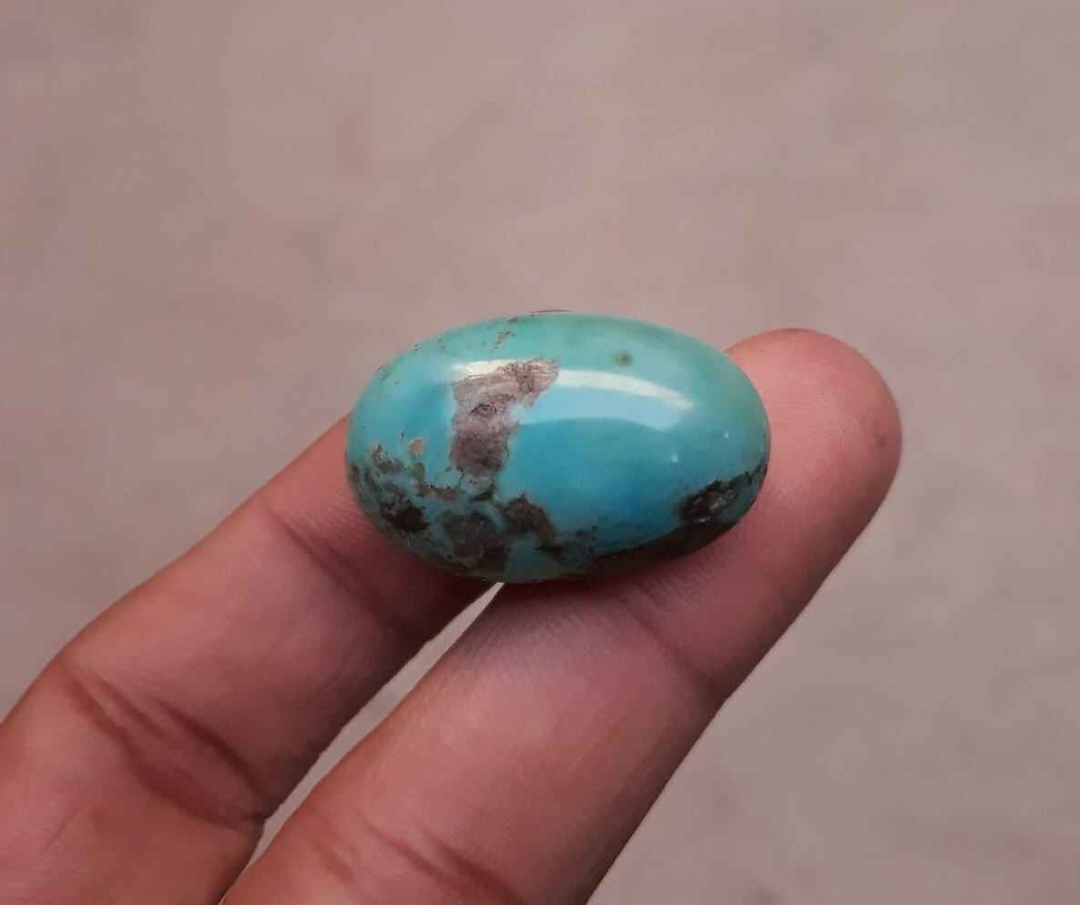 47ct Matrix Turquoise - 29x18mm
