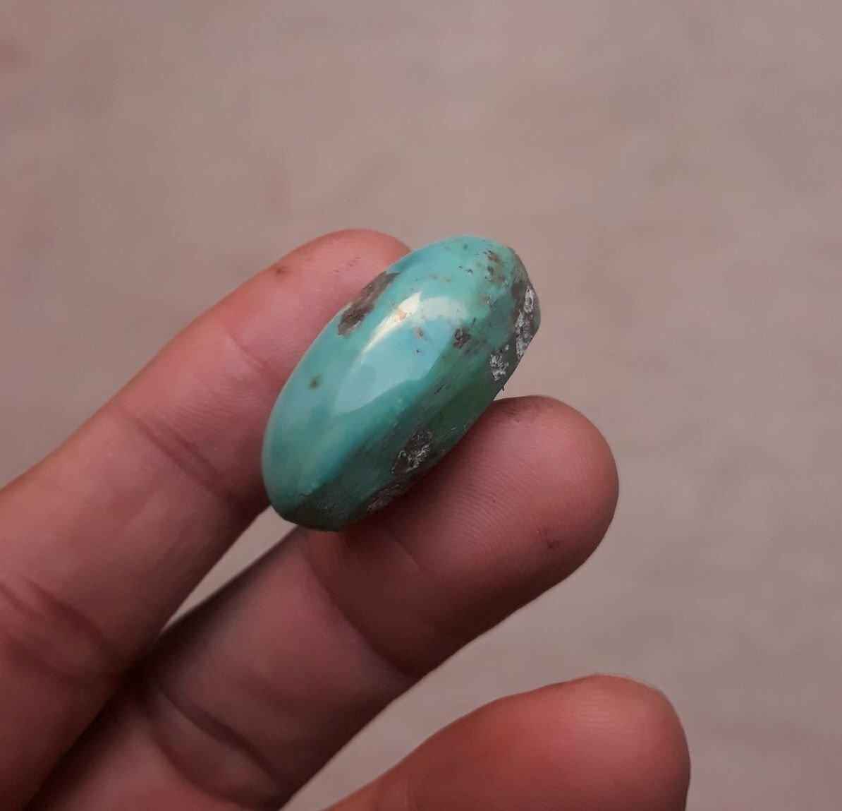 47ct Matrix Turquoise - 29x18mm