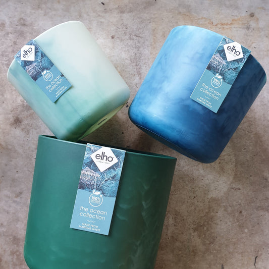 Elho 'Ocean' Marble pots
