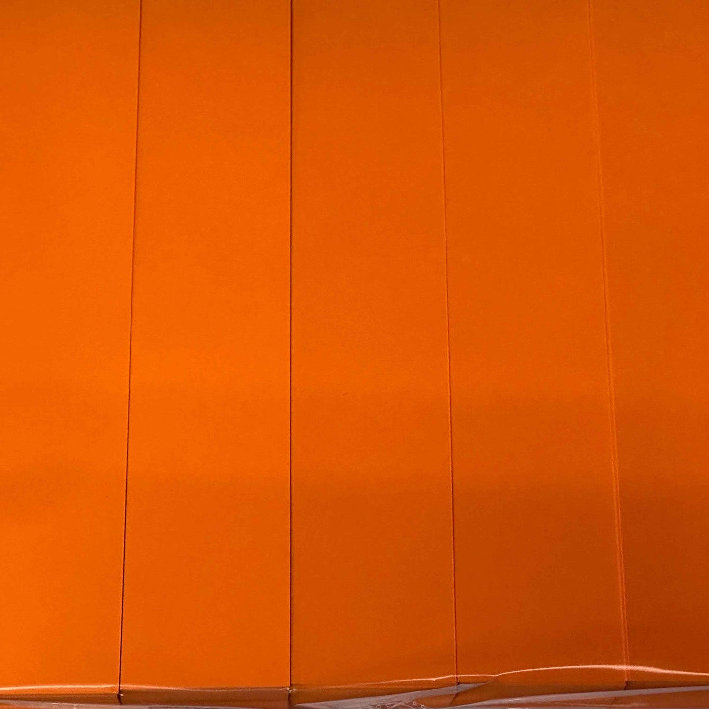 500 Bookmarks - Orange Card . 250gsm. 210mm x 44mm