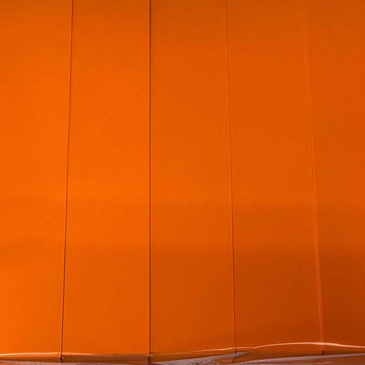 500 Bookmarks - Orange Card . 250gsm. 210mm x 44mm