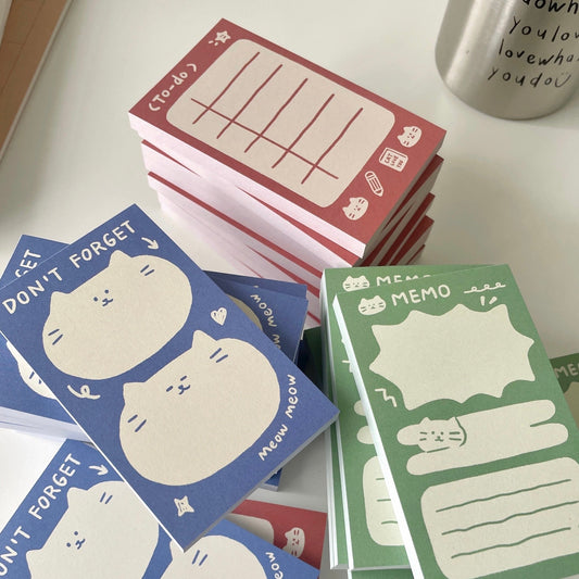 Twenty Two | Cat Memo Note Pad
