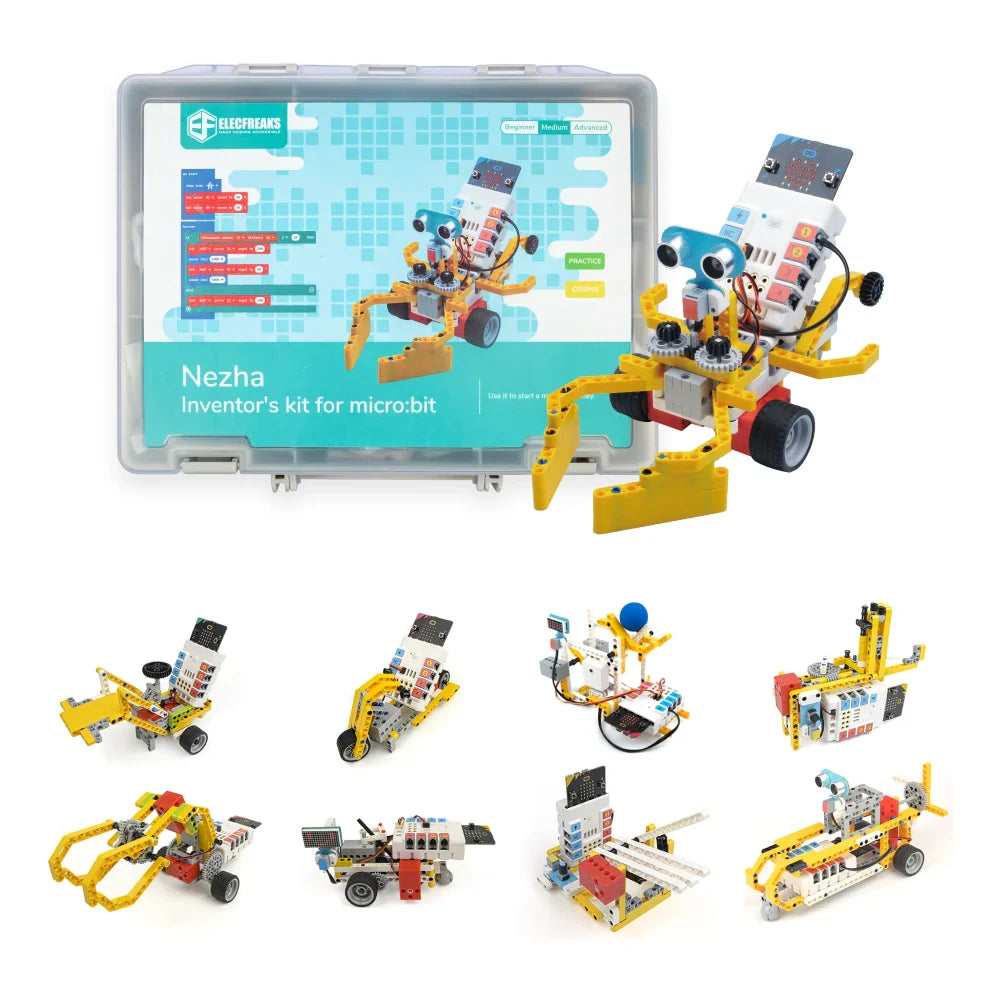 ELECFREAKS micro:bit Nezha 48 IN 1 Inventor's Kit + FREE Online Course