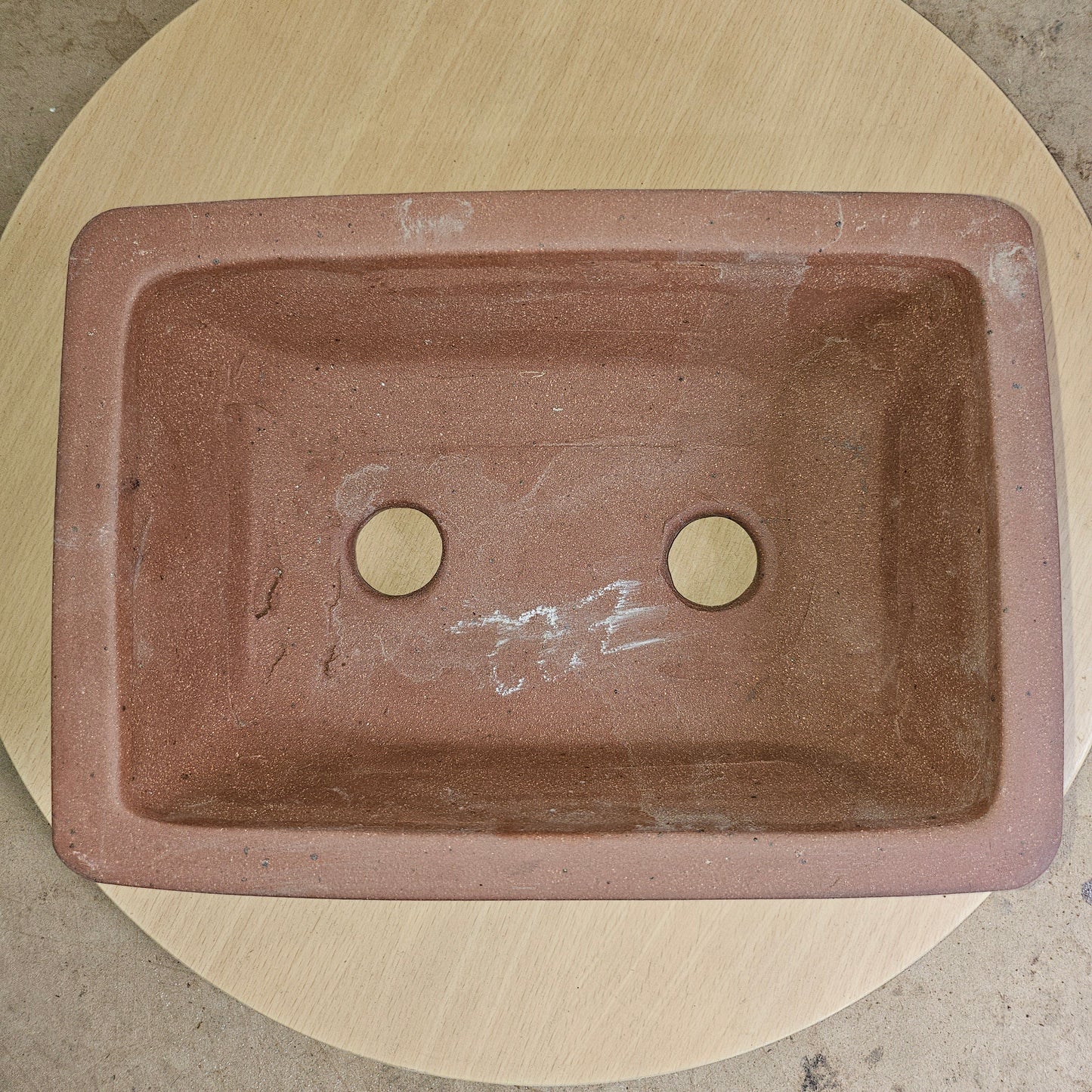 28cm Premium Unglazed Bonsai Pot | Rectangle | 28cm x 20cm x 10cm | Brown