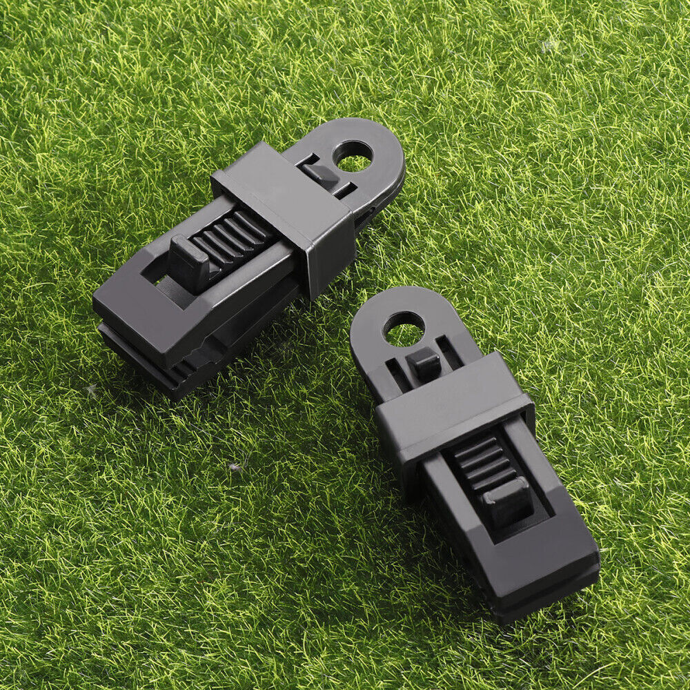 12/24x Adjustable Heavy Duty Lock Grip for Tarp & Shade Cloth Tarp Tent Clips