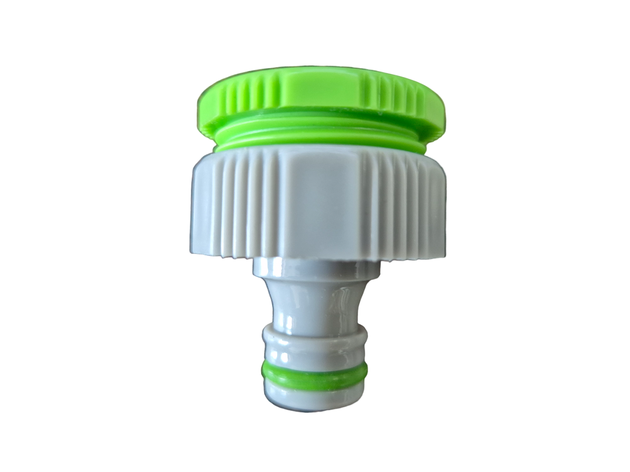 Female Tap Connector 1in or 3/4in BSP Female, Green Gray for Hose Connector Set