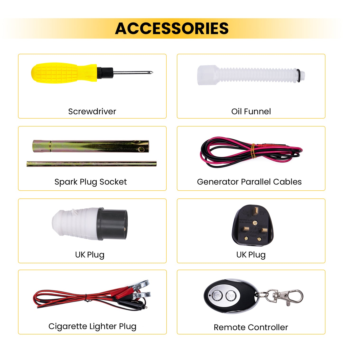 5KW 5.5 KVA Petrol Inverter Generator Silent Portable 4 Stroke Electric Start