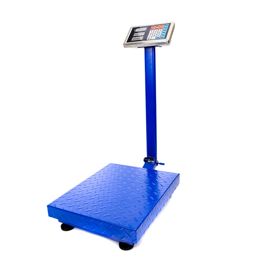 【Old code:19282852】300KG/661lb LCD Digital Personal Floor Postal Platform Scale Blue