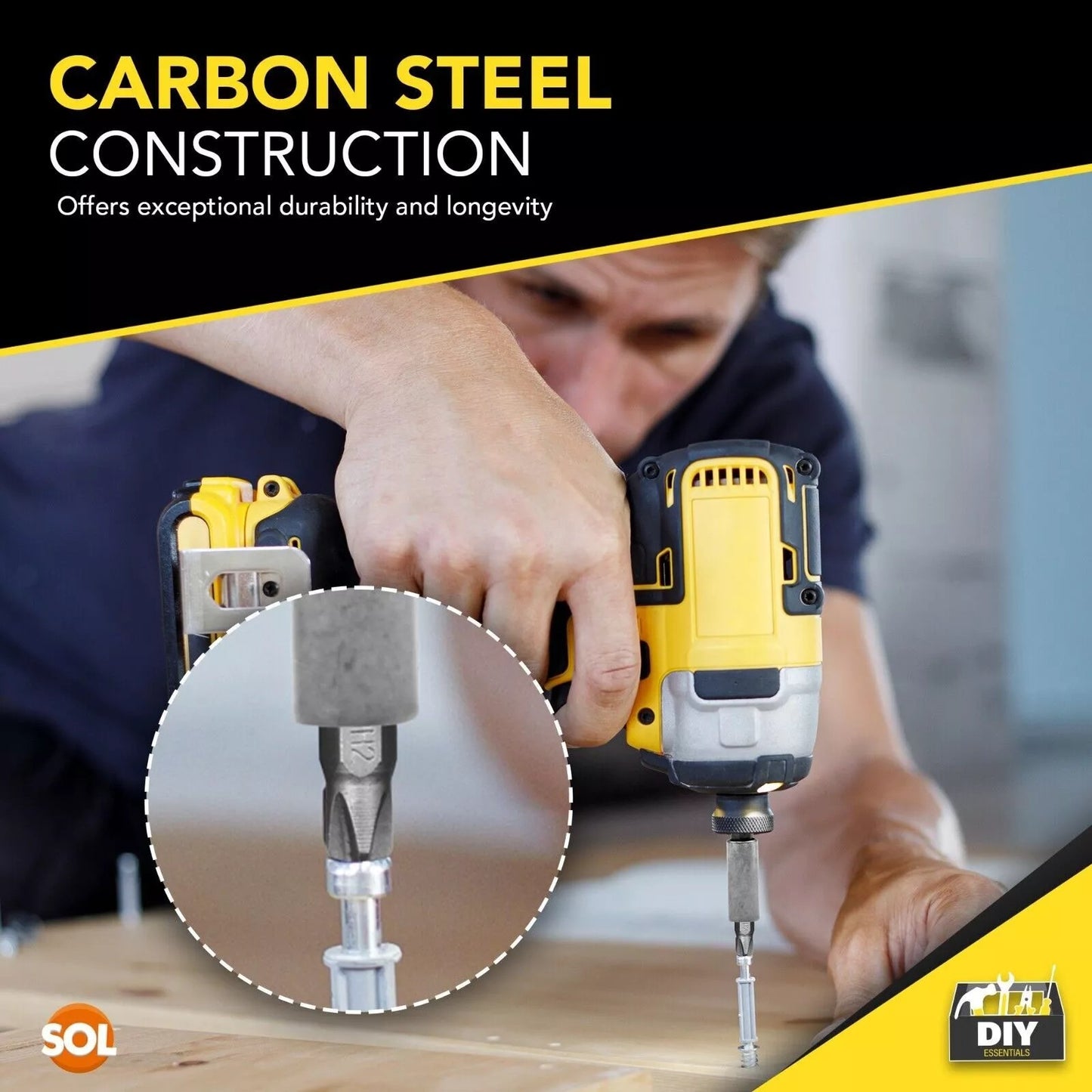 32PC Assorted Power Drill Bit Set Screwdrivers Phillips Flat Head Torx Hex & Bar