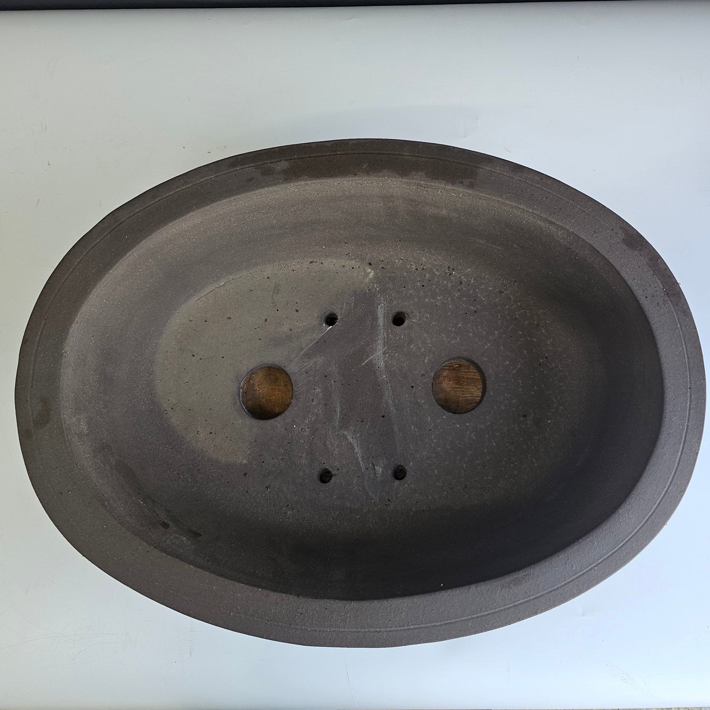 46cm Unglazed Bonsai Pot | Rectangle | 46cm x 34cm x 13cm | Brown