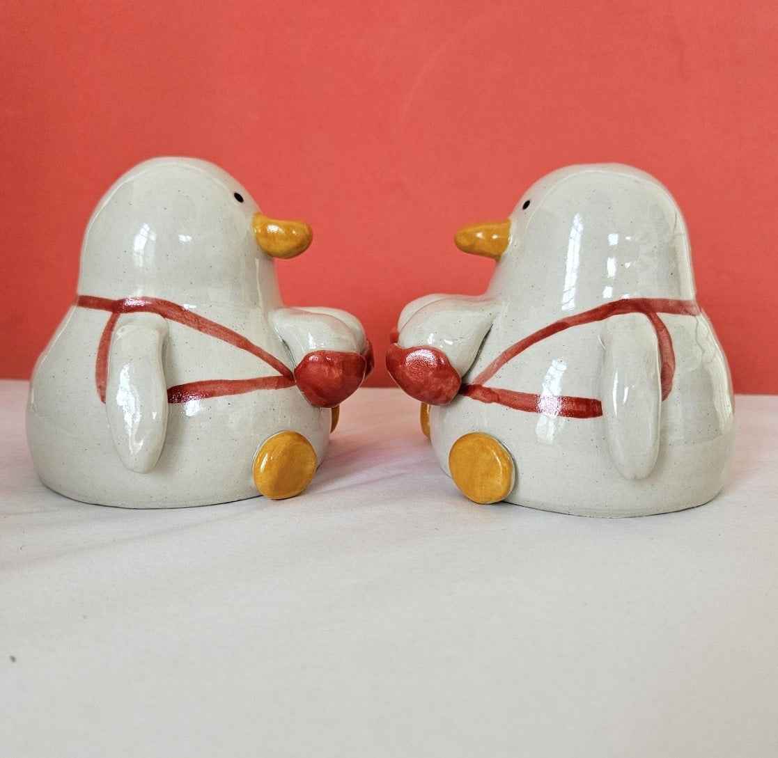 Claire with the Pair - Boobs Duck