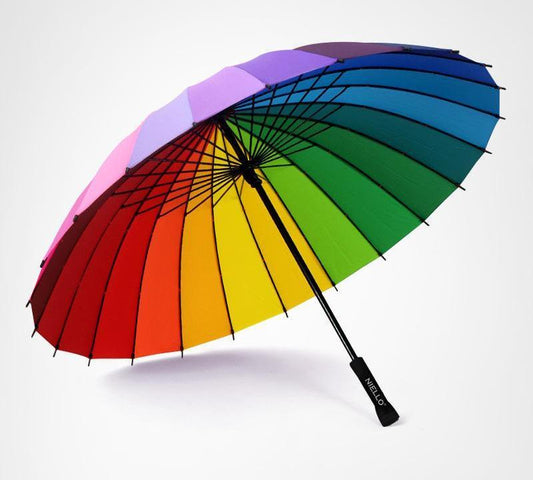 Large Rainbow Umbrella