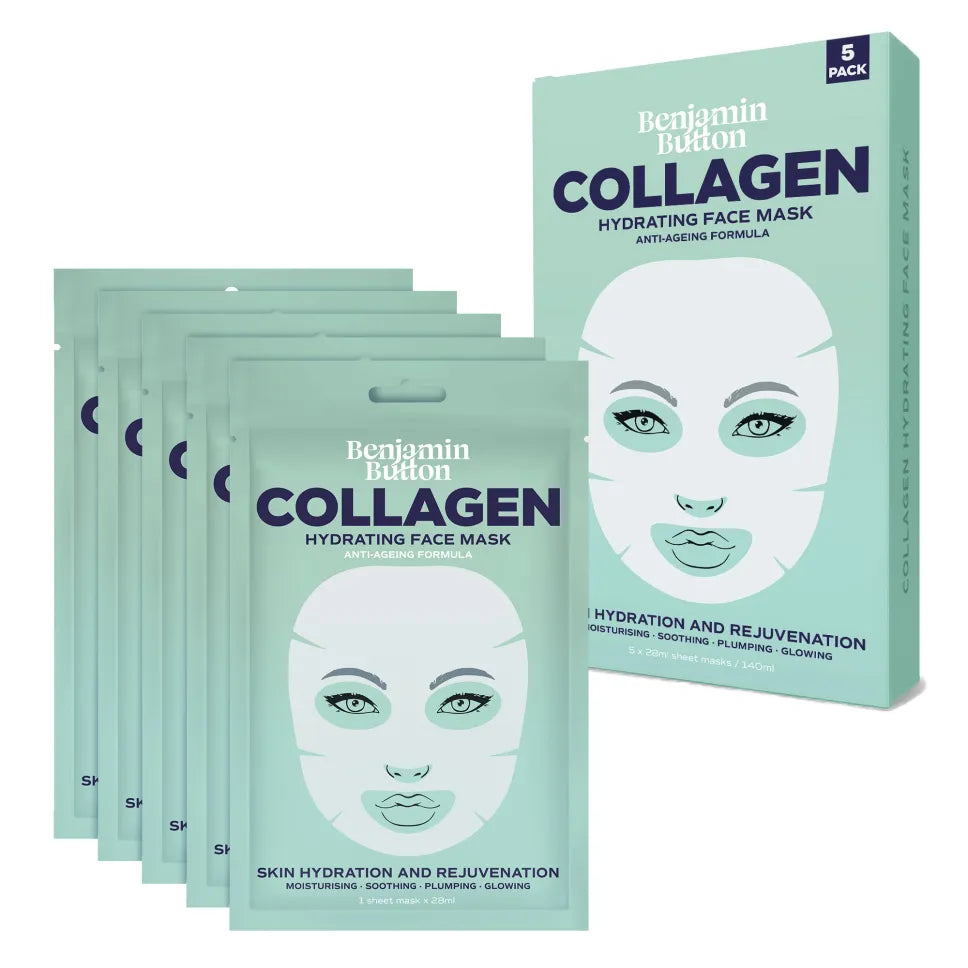 5-Pack Collagen Hydrating Face Mask