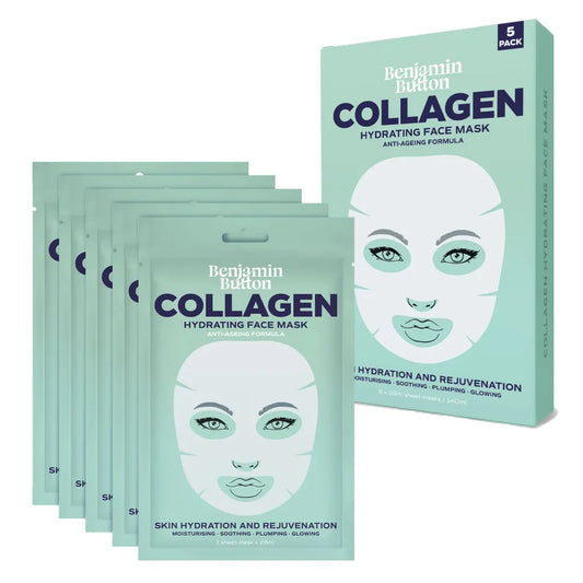 5-Pack Collagen Hydrating Face Mask