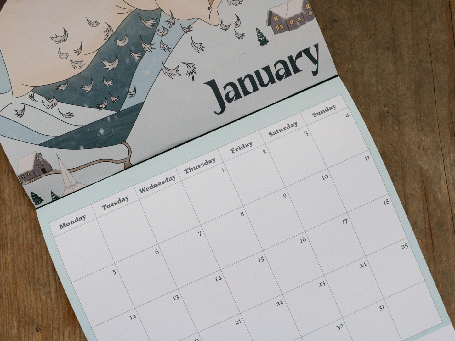 2026 Fairytale Wall Calendar