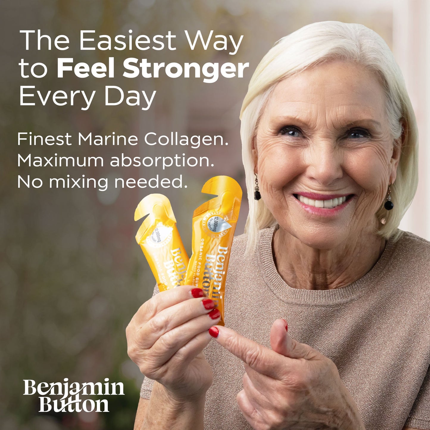 14x Mango 12,000mg Marine Collagen Liquid Sachets