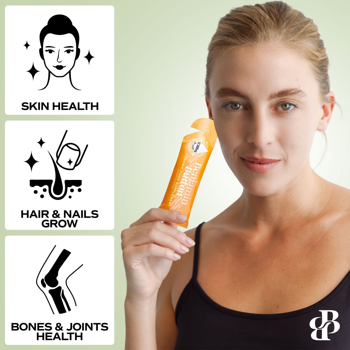 28x Mango 12,000mg Marine Collagen Liquid Sachets