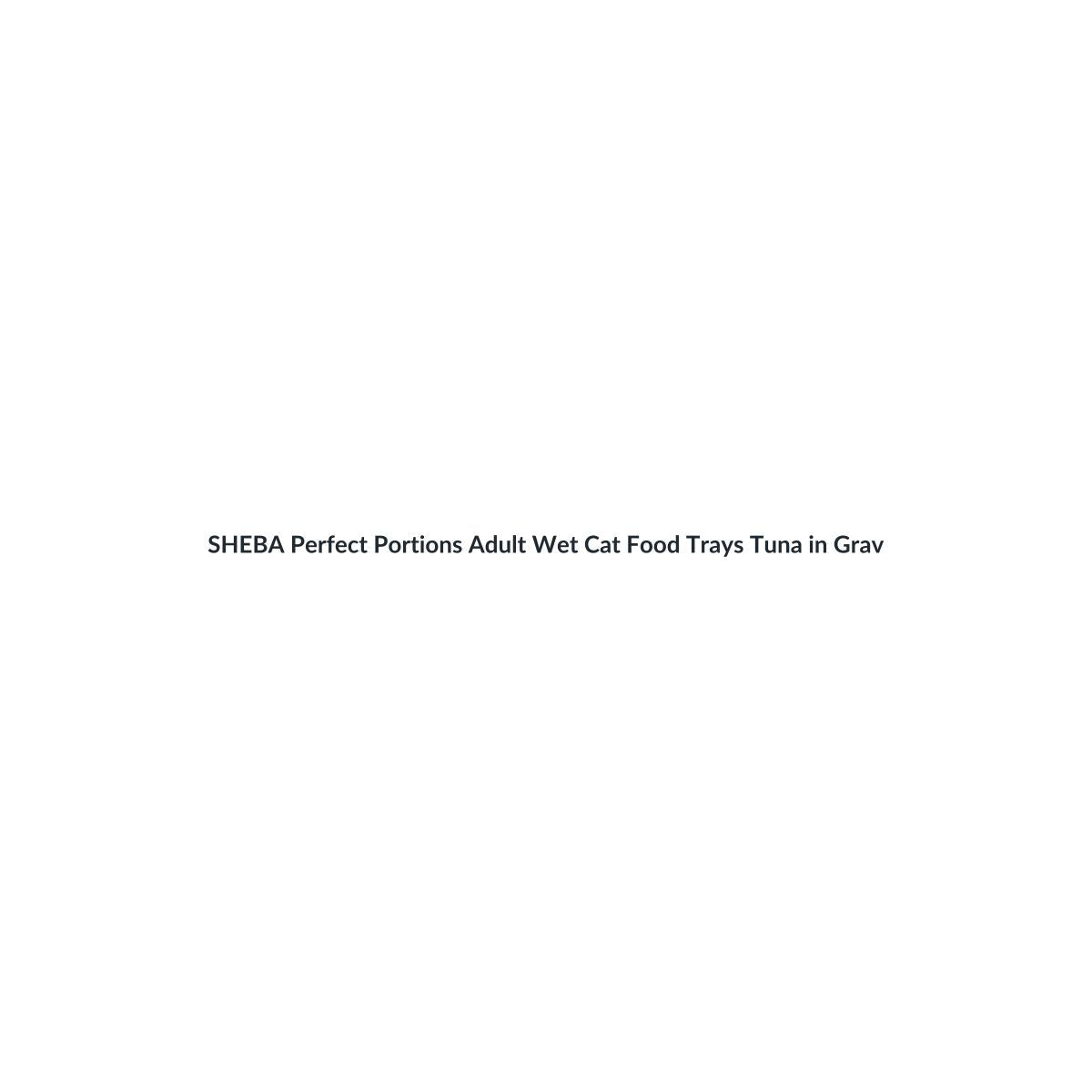 Sheba Perfect Portions Adult Wet Cat Food Trays in Gravy 6 x 37.5g - Case of 8