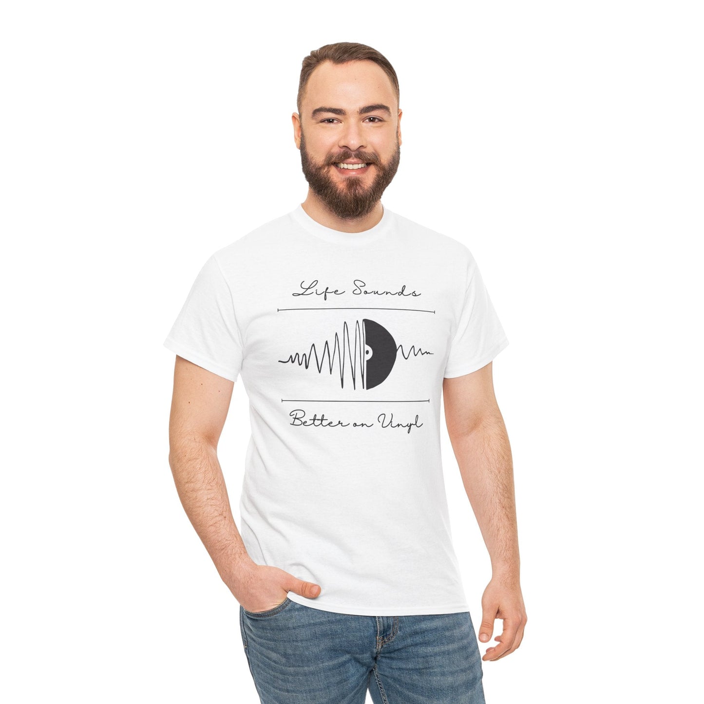 'Life Sounds Better on Vinyl' Men's T-Shirt
