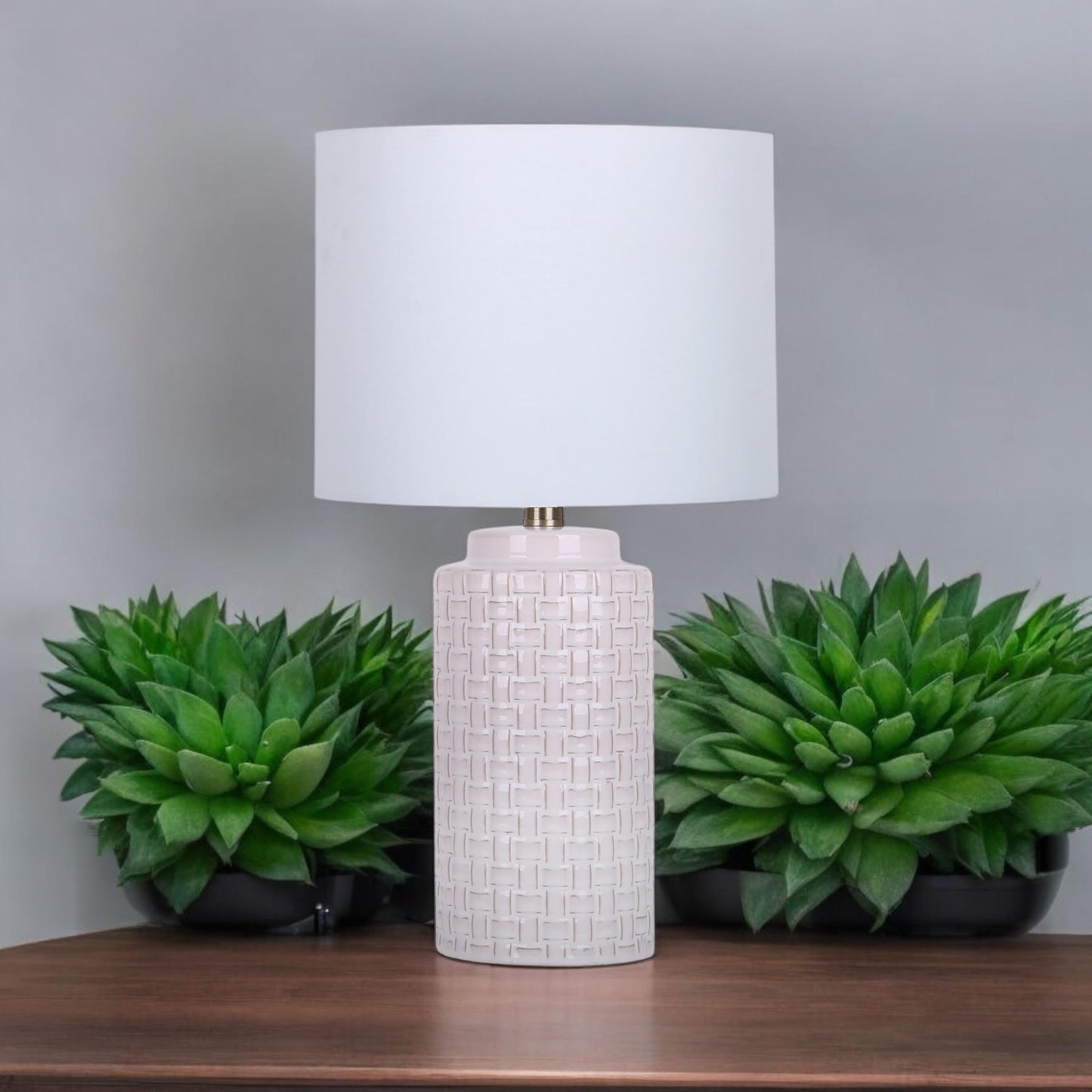 43CM LAMP AND SHADE
