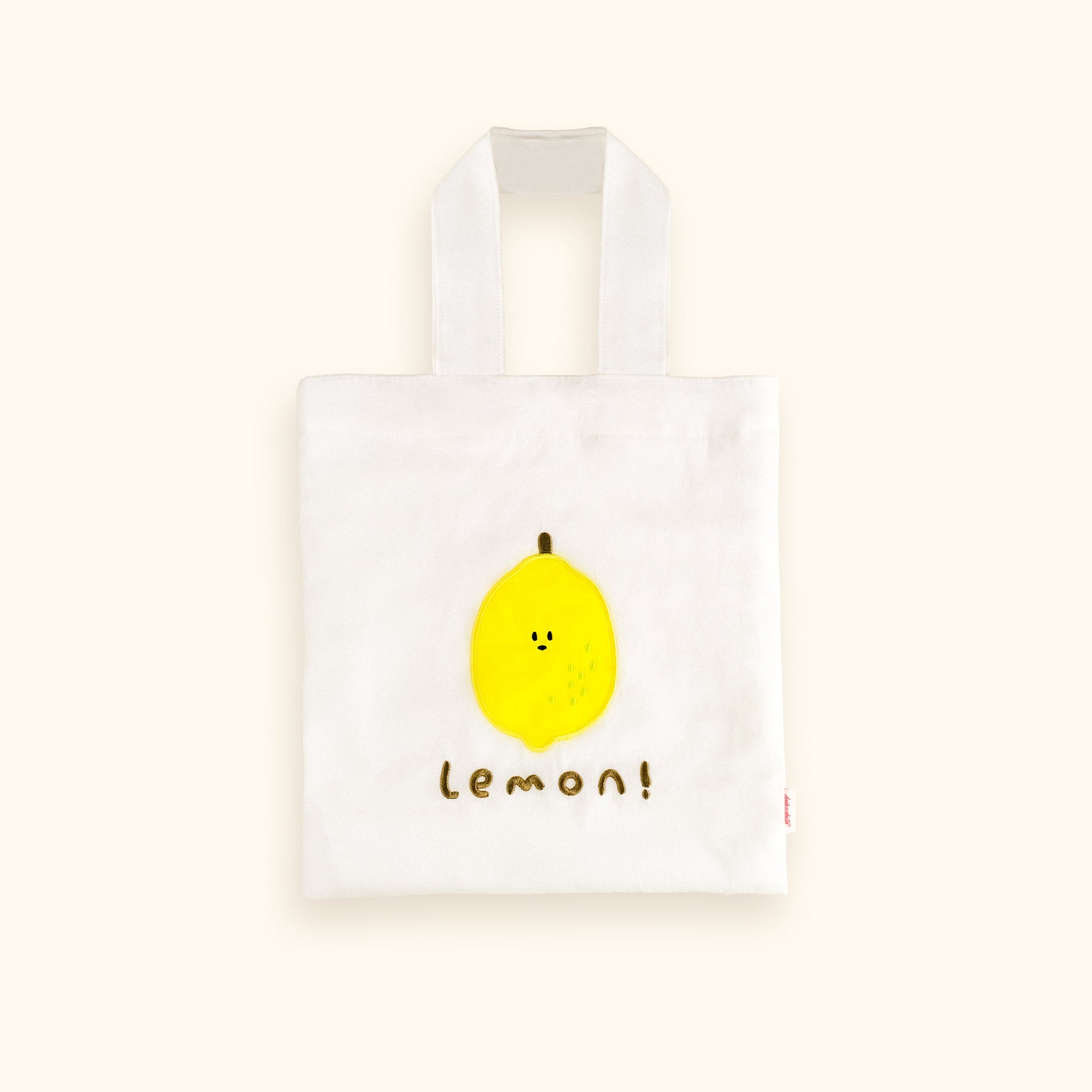 Daily White | Lemon Canvas Bag