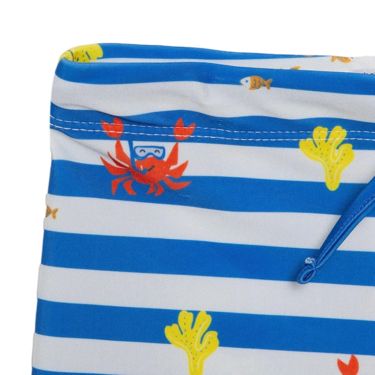 HelloBaby Striped Crab Print Baby Swim Trunks (2 Years to 5 Years)