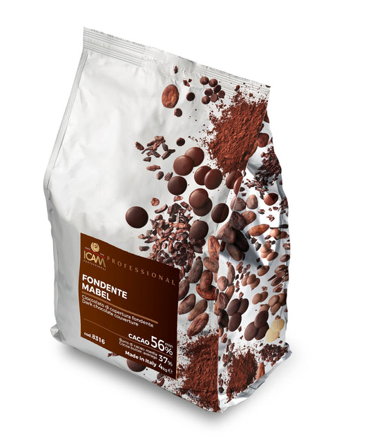 Icam Professional 56% Dark Chocolate 4Kg