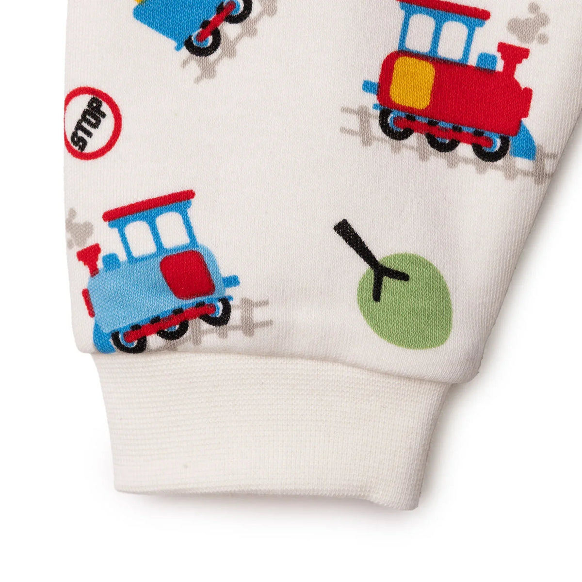 HelloBaby Train Print Long Sleeve Baby Pyjama Set (3-6 Months to 4 Years)