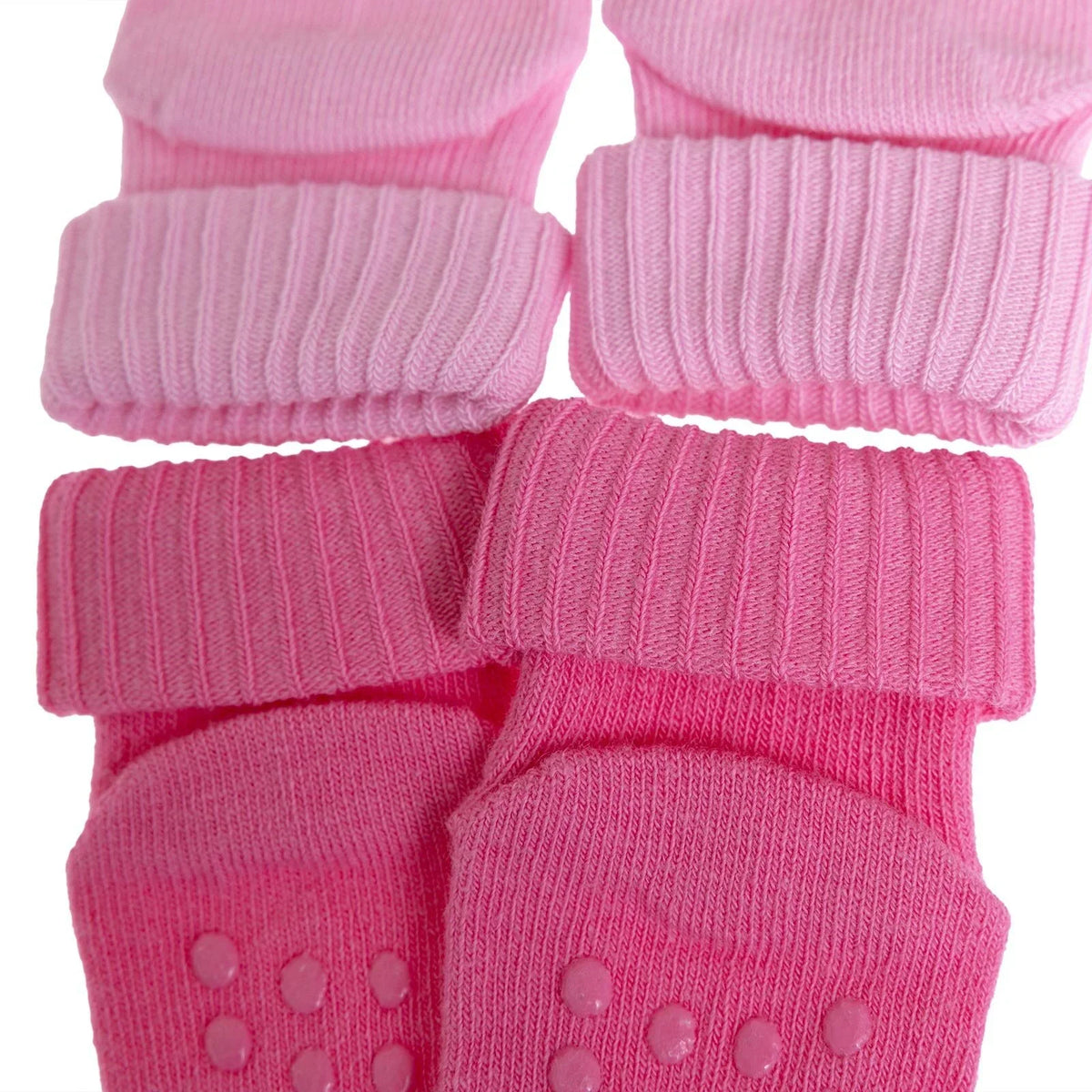 HelloBaby 3 Pack Roll-Top Baby Socks (Newborn to 12-24 Months)
