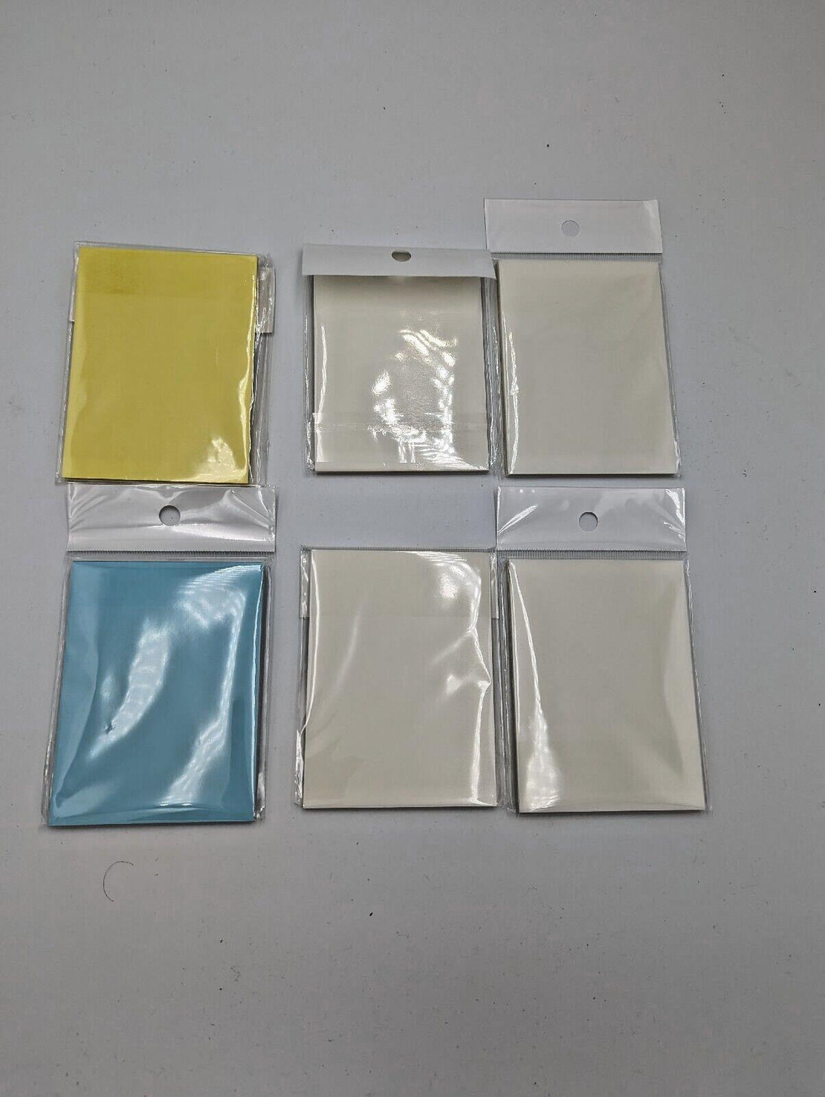 Transparent Sticky Notes 2100 Sheets Blue Yellow Clear 95x70mm Removable