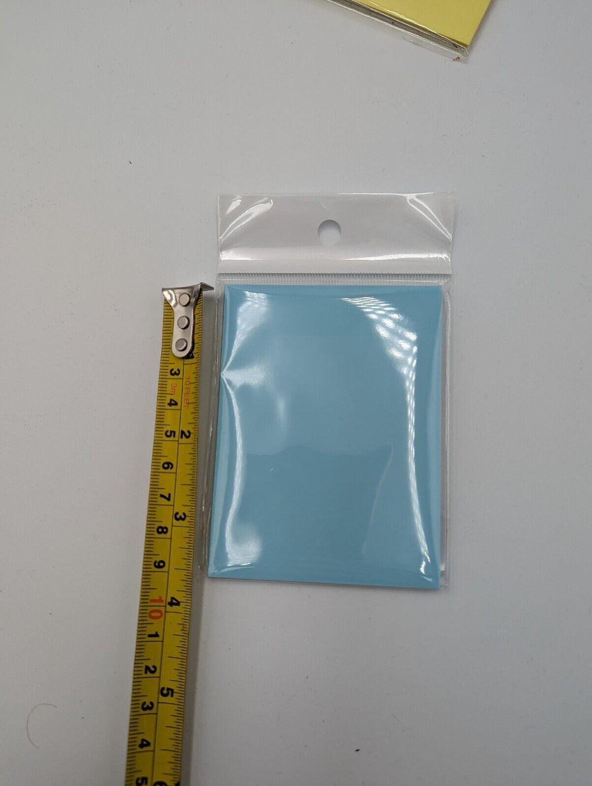 Transparent Sticky Notes 2100 Sheets Blue Yellow Clear 95x70mm Removable