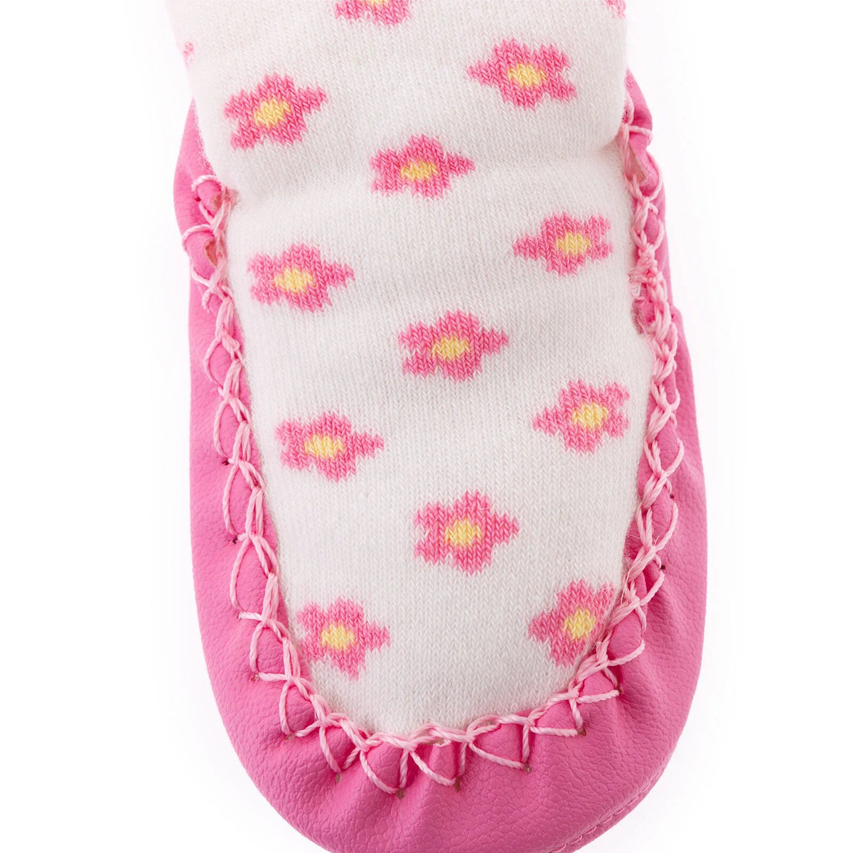 HelloBaby Floral Print Slipper Baby Socks